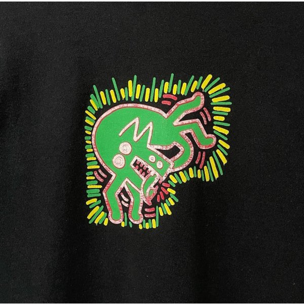 画像2: 90s USA製 KEITH HARING TEE SHIRT (2)