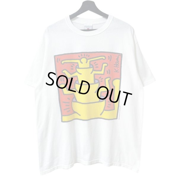 画像1: 90s USA製 KEITH HARING TEE SHIRT (1)