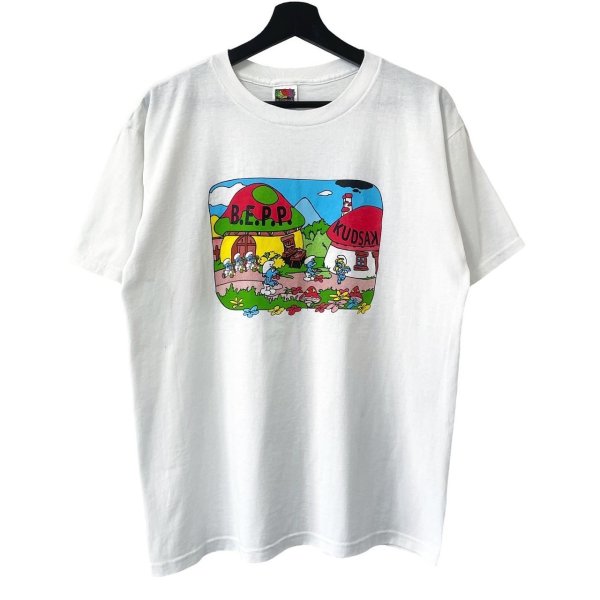 画像1: 00s SMURF TEE SHIRT (1)