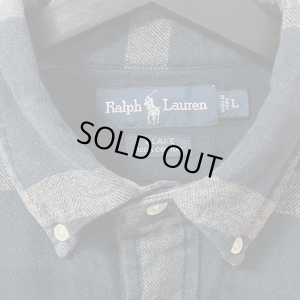 画像3: 90s RALPH LAUREN "BLAKE" FLANNEL L/S SHIRT (3)