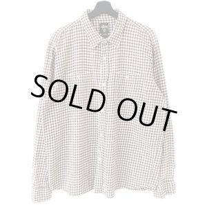 画像: 00s OLD STUSSY GINGHAM PLAID FLANNEL L/S SHIRT