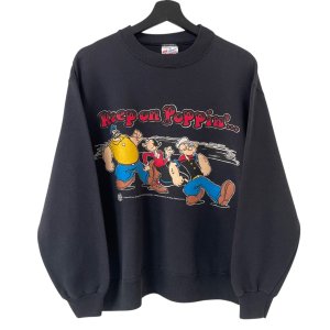 画像: 90s USA製 POPEYE Robert Crumb parody SWEATSHIRT