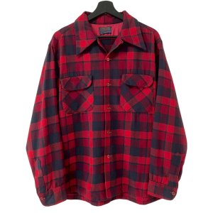 画像: 70s USA製 PENDLETON BOARD L/S SHIRT