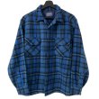 画像1: 70s USA製 PENDLETON BOARD L/S SHIRT (1)