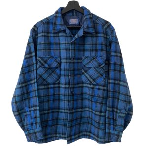 画像: 70s USA製 PENDLETON BOARD L/S SHIRT
