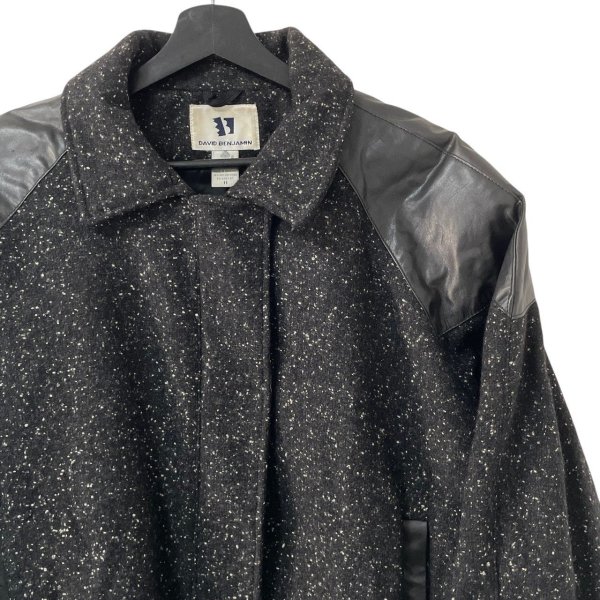 画像2: 80s〜90s DAVID BENJAMIN ごま塩 WOOL JACKET (2)