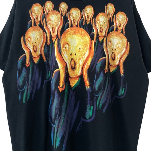 画像2: 00s USA製 ムンクの叫び ART TEE SHIRT (2)