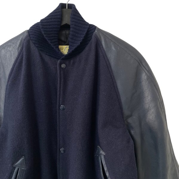 画像2: 90s〜 USA製 HEWITT MFG WOOL LEATHER VARSITY JACKET (2)