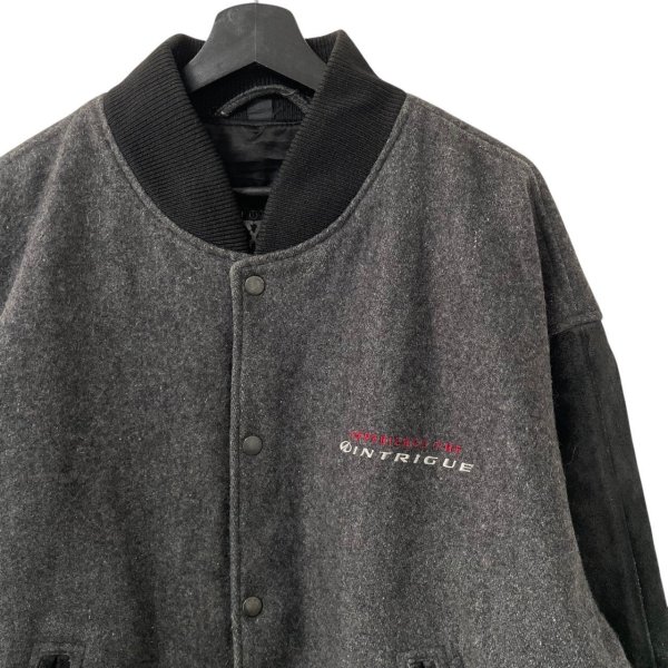 画像3: 90s THE X FILES WOOL LEATHER VARSITY JACKET (3)