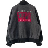 画像: 90s THE X FILES WOOL LEATHER VARSITY JACKET