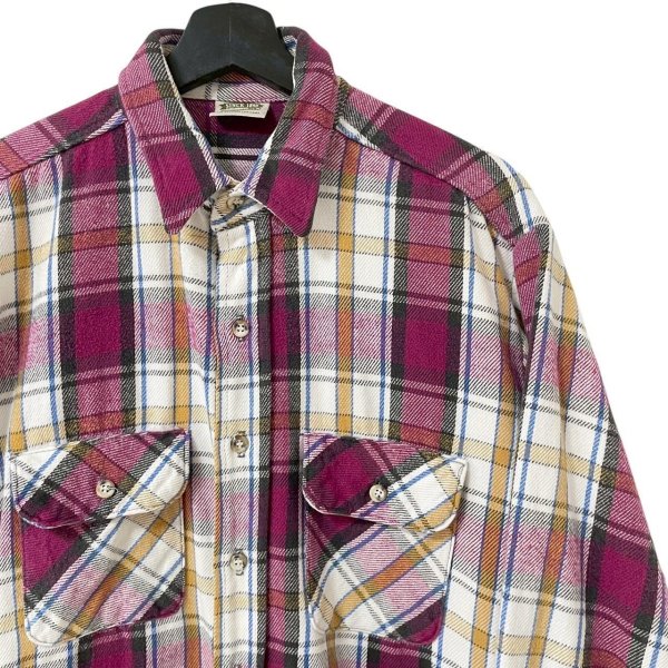 画像2: 90s USA製 FIVE BROTHER FRANNELL L/S SHIRT (2)