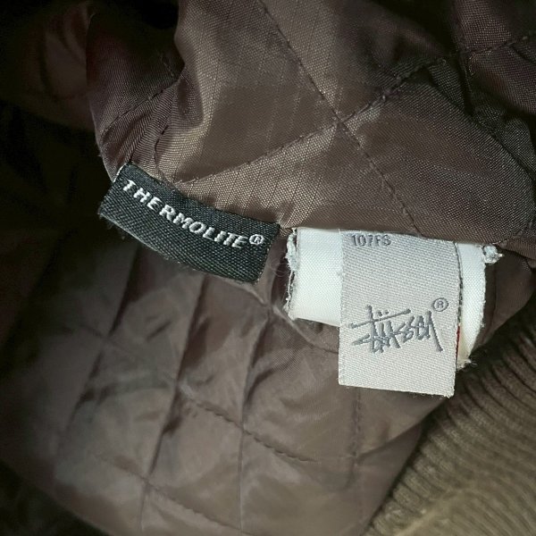 画像5: 00s OLD STUSSY THERMOLITE G-8 STYLE FLIGHT JACKET (5)