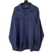 画像1: 90s USA製 RALPH LAUREN LOOP COLLAR RAYON L/S SHIRT (1)