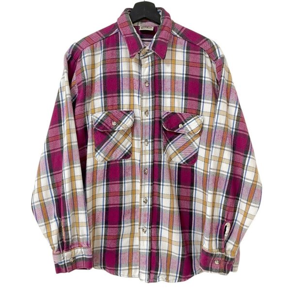 画像1: 90s USA製 FIVE BROTHER FRANNELL L/S SHIRT (1)
