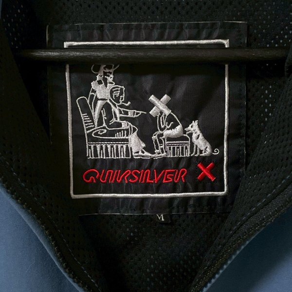 画像6: 90s QUIK SILVER SERIES HALF ZIP NYLON JACKET (6)