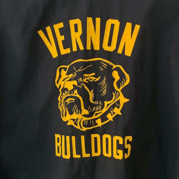 画像3: 50s ~ 60s Tupelo Sports Wear "Bulldog" FLOCKY PRINT DRIZZLER JACKET (3)