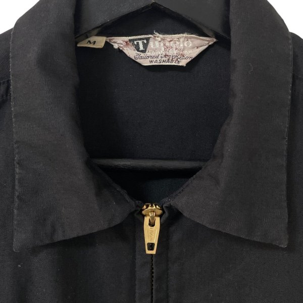 画像6: 50s ~ 60s Tupelo Sports Wear "Bulldog" FLOCKY PRINT DRIZZLER JACKET (6)