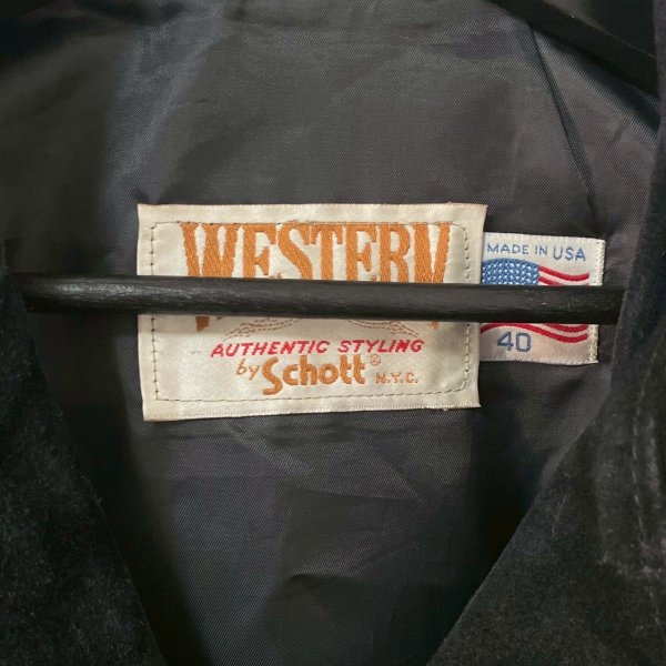 画像5: 80s USA製 SCHOTT WESTERN SUEDE LEATHER JACKET (5)