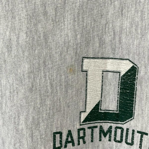 画像8: 90s USA製 CHAMPION "DARTMOUTH" REVERSE WEAVE SWEATSHIRT (8)