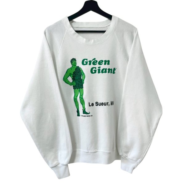 画像1: 90s USA製 GREEN GIANT SWEATSHIRT (1)