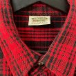 画像3: 90s USA製 FIVE BROTHER "RED×BLACK" FRANNELL L/S SHIRT (3)