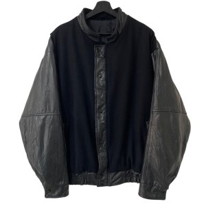 画像: 90s WOOL LEATHER VARSITY JACKET